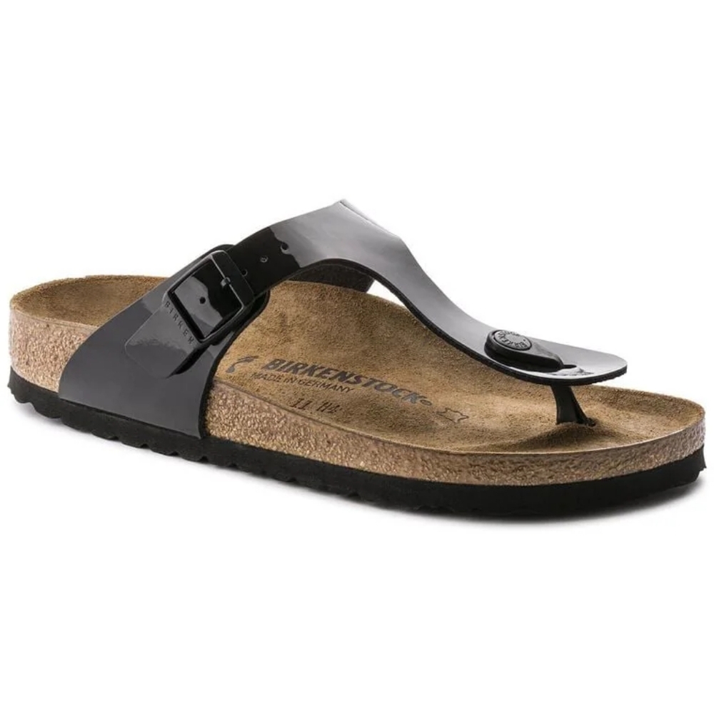Birkenstock Gizeh Birko-Flor Patent - Black Patent